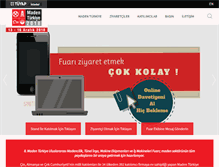 Tablet Screenshot of madenturkiyefuari.com